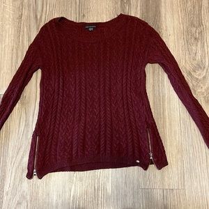 Red/maroon American eagle sweater